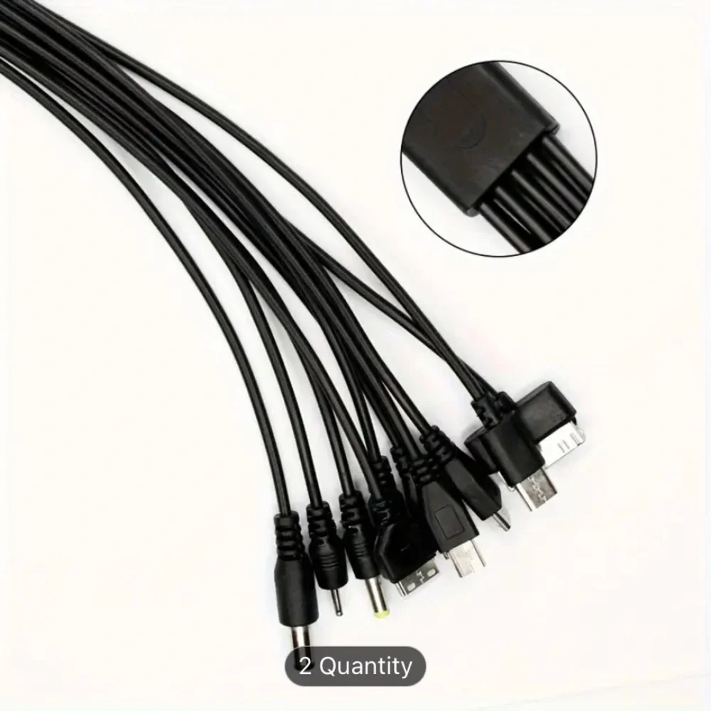 NEW High Quality Multifunctional Ten-in-one Data Cable USB To 10 Charging Heads